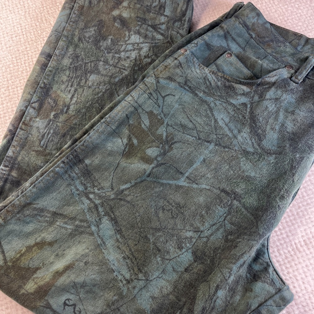 Wrangler Realtree Camo Pants Mens 38x34(35x32) Hunting Fishing Relaxed Fit